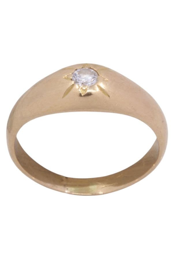Bague Jonc Anglais Diamant