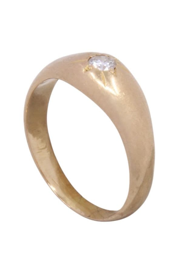 Bague Jonc Anglais Diamant - photo 4