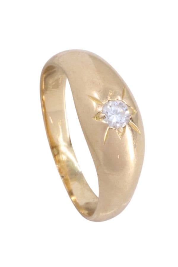 Bague Jonc Anglais Diamant - photo 5