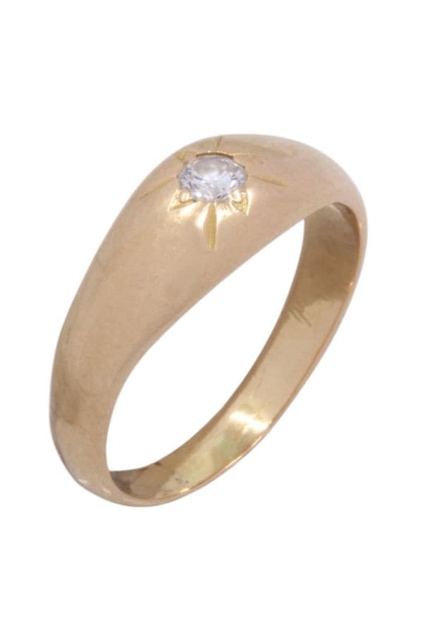 Bague Jonc Anglais Diamant - photo 3