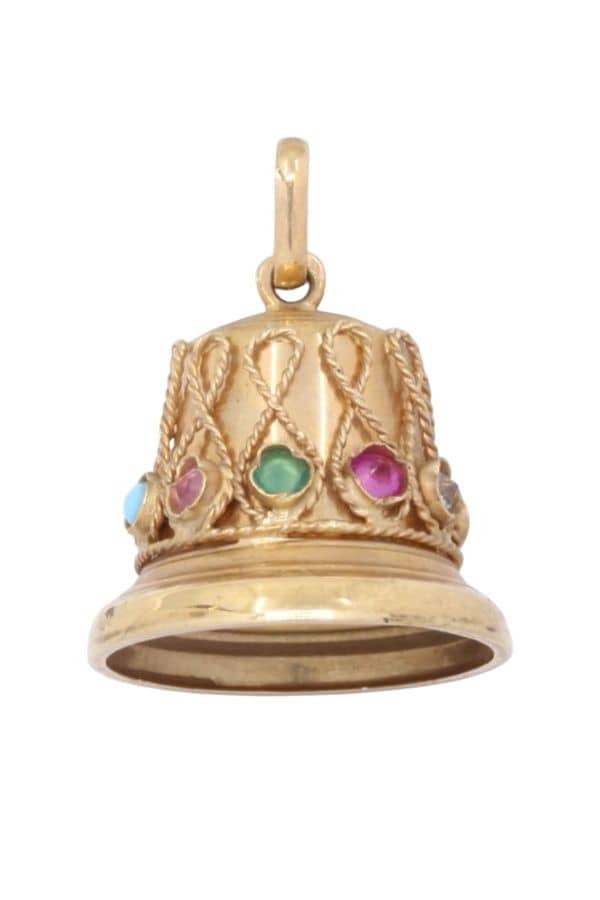 PENDENTIF BRELOQUE CLOCHE, photo 2 sur 3
