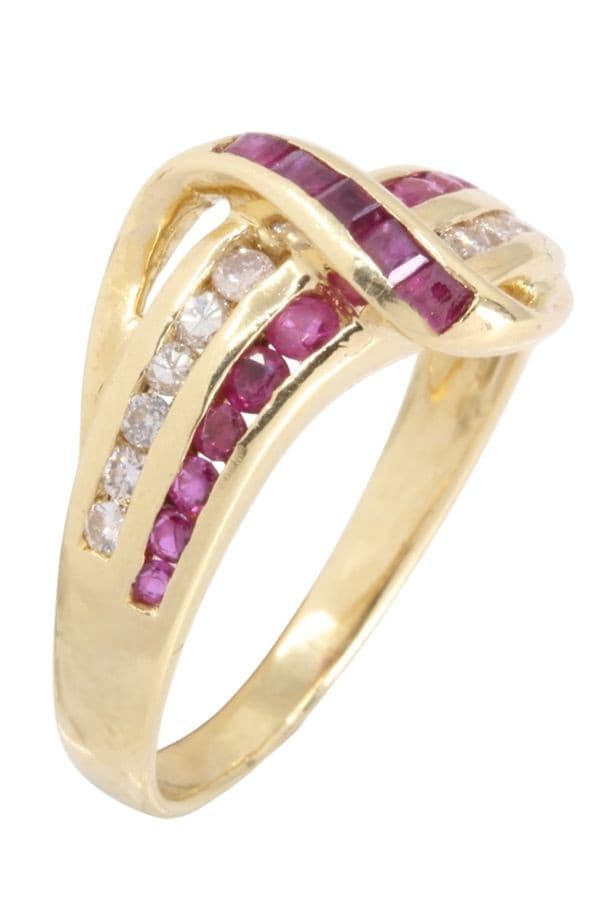 Bague Rubis et Diamants - photo 3