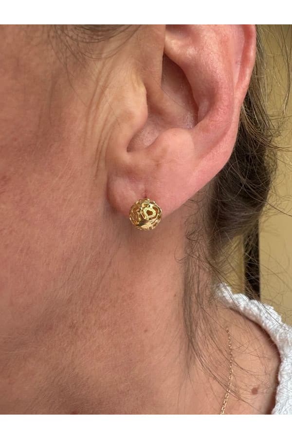 Boucles d'Oreilles Boules - photo 2