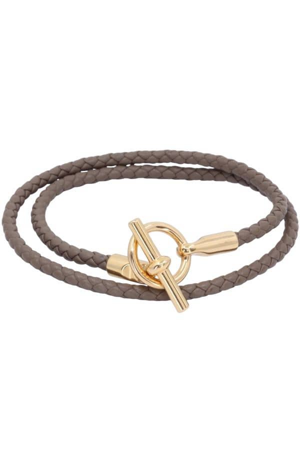 BRACELET HERMES GLENAN DOUBLE TOUR, photo 1 sur 2