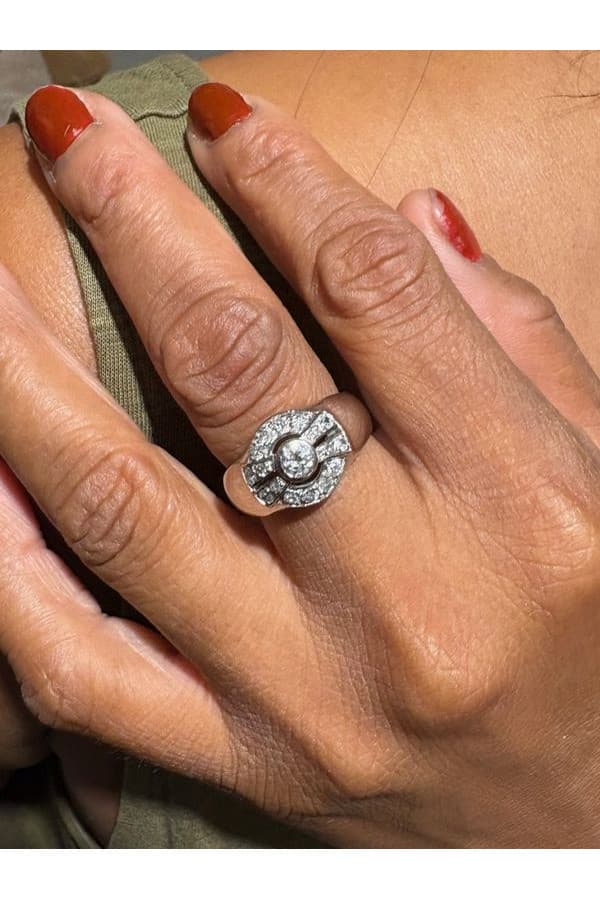 Bague Jonc Diamants - photo 2