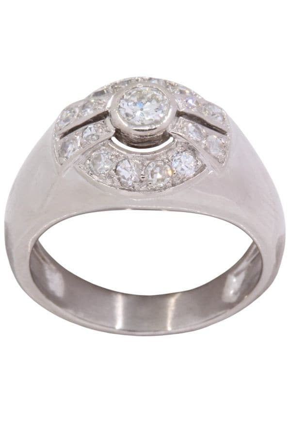 Bague Jonc Diamants