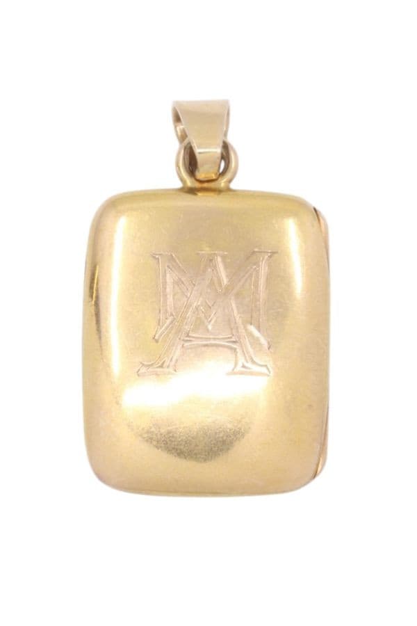 Pendentif Ouvrant Art-Nouveau Diamants - photo 3