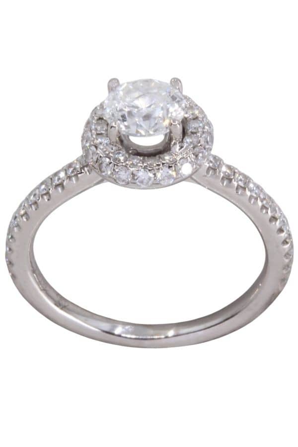BAGUE DIAMANTS MODERNE, photo 2 sur 3