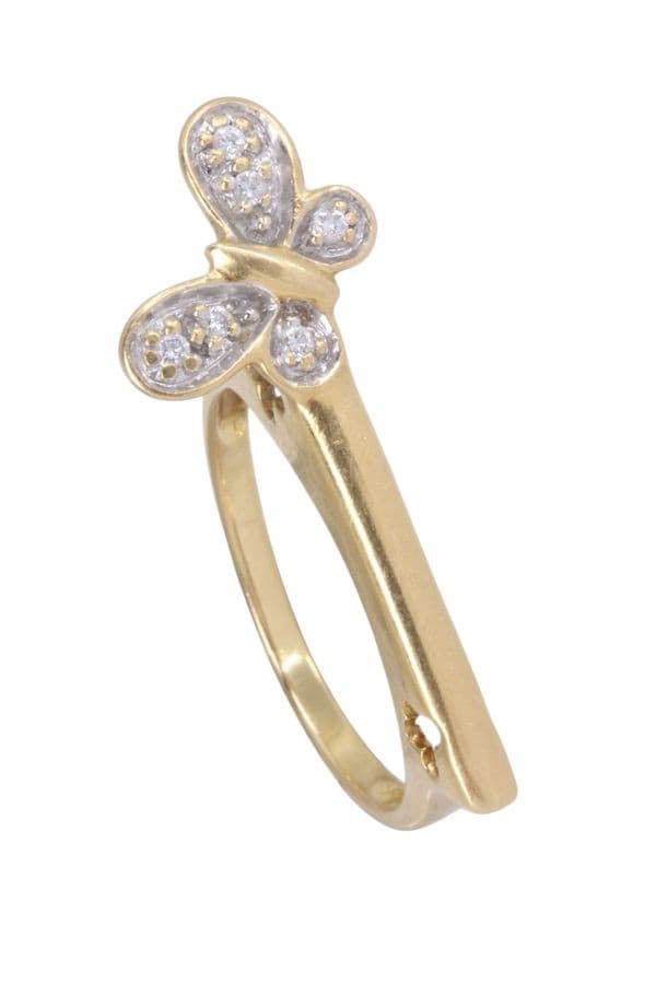 Bague Papillon Diamants - photo 5