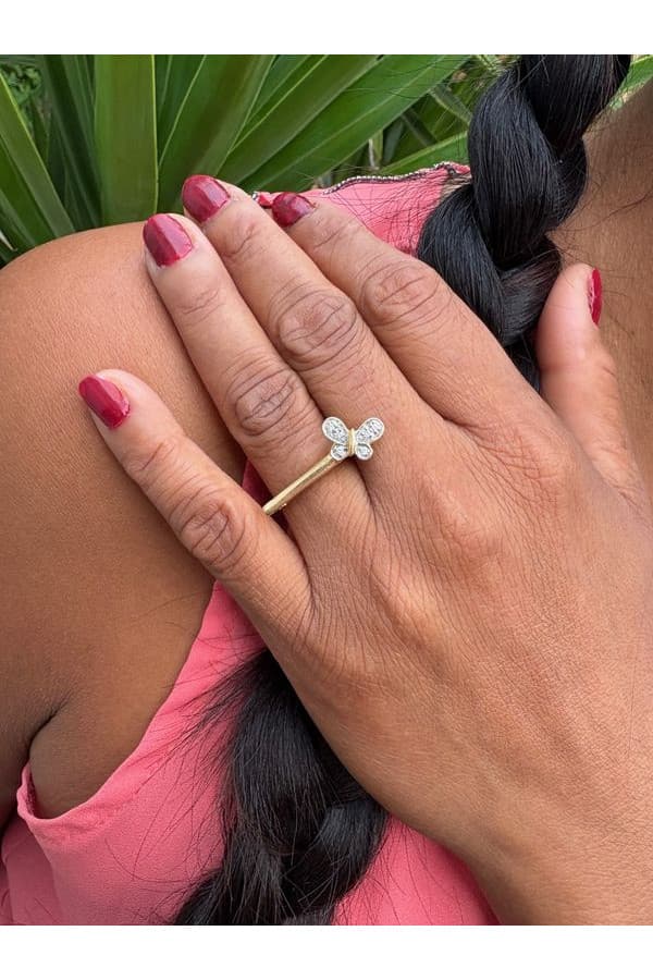Bague Papillon Diamants - photo 2