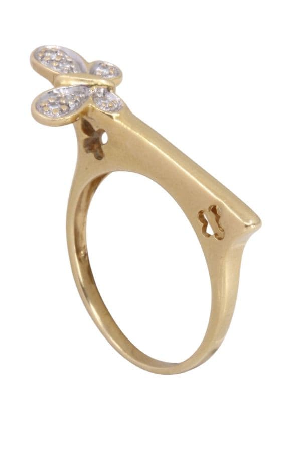 Bague Papillon Diamants - photo 4