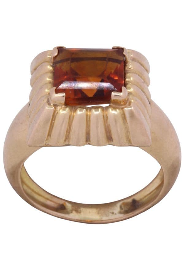 Bague Citrine Moderne