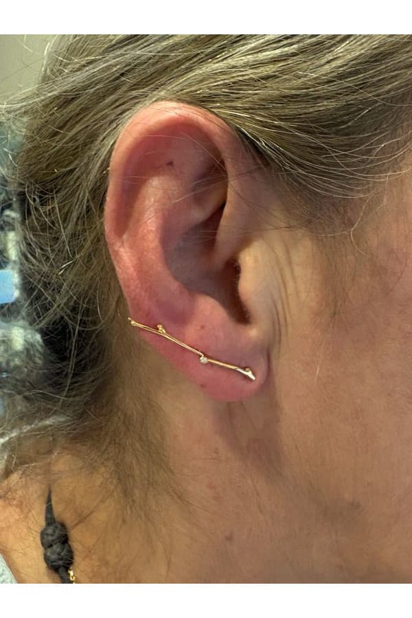 Mono Boucle d'Oreille Diamant - photo 2