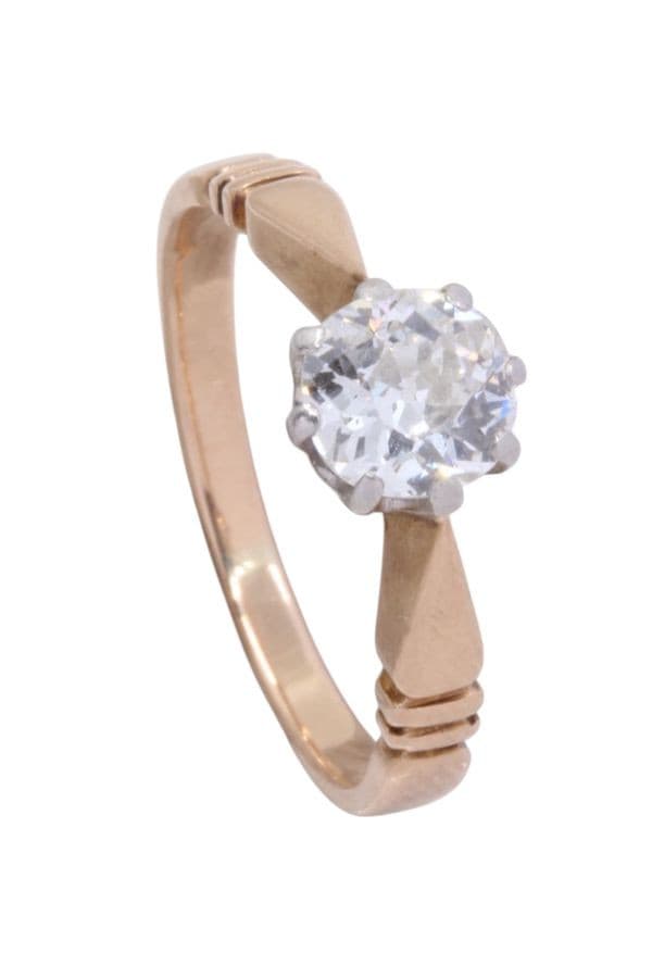 Solitaire Ancien Diamant - photo 5