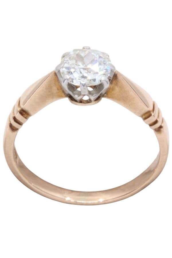 Solitaire Ancien Diamant