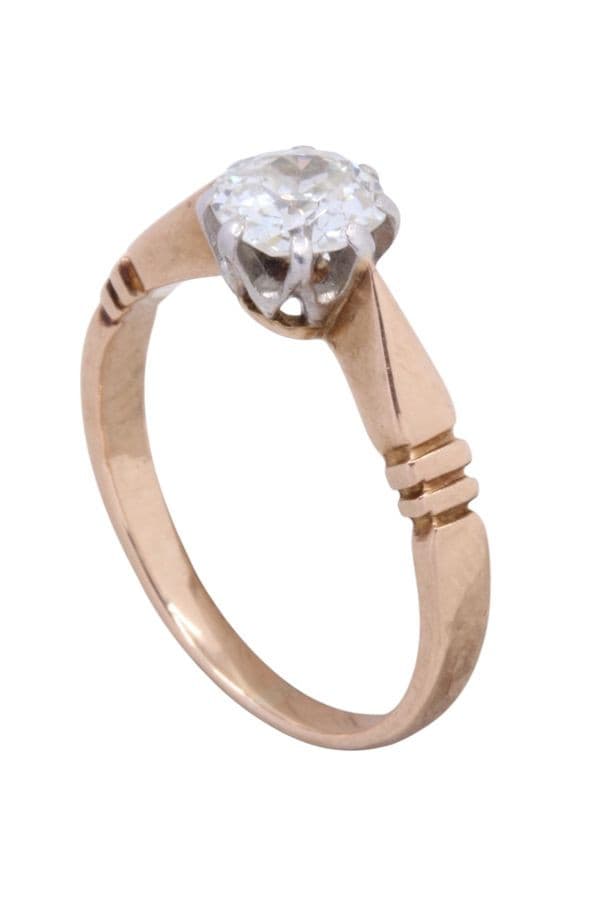 Solitaire Ancien Diamant - photo 4