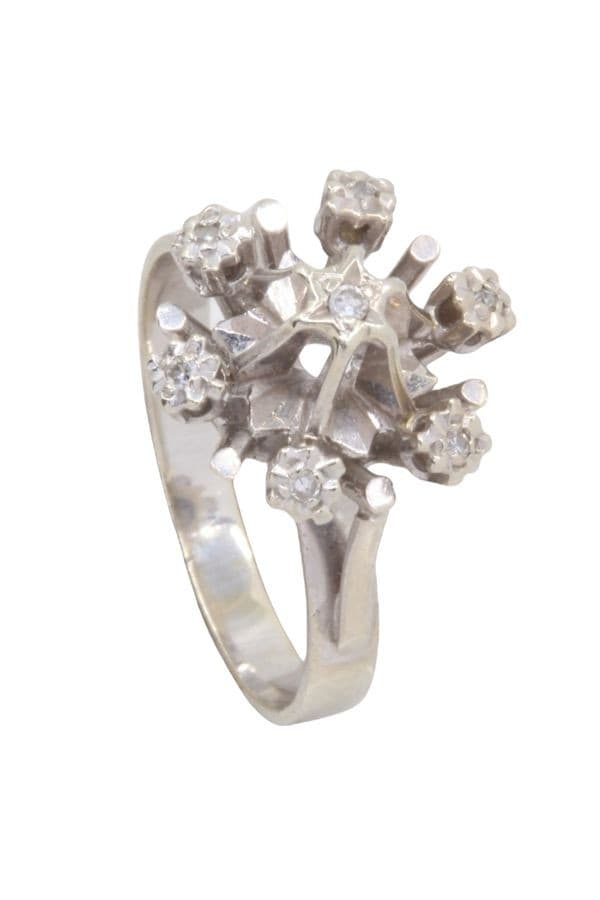 Bague Fleur Diamants - photo 5