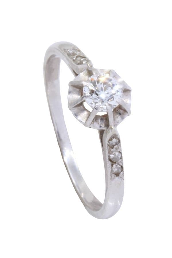 Solitaire Ancien Diamants - photo 5