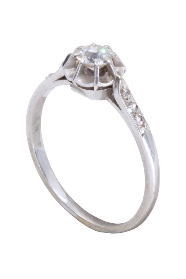 Solitaire Ancien Diamants - photo 4