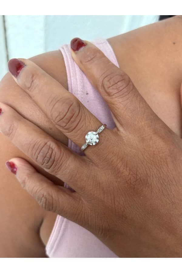 Solitaire Ancien Diamants - photo 2