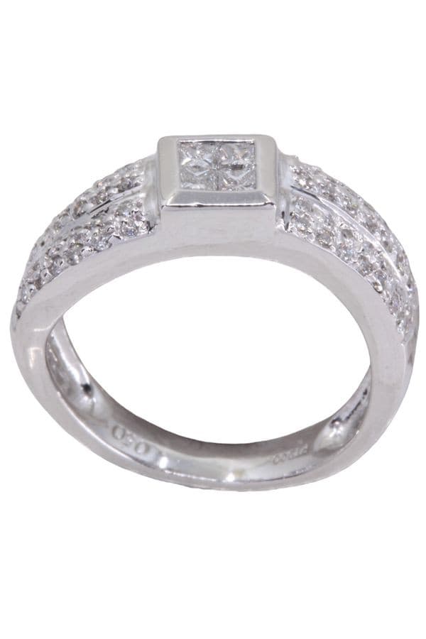 Bague Platine et Diamants