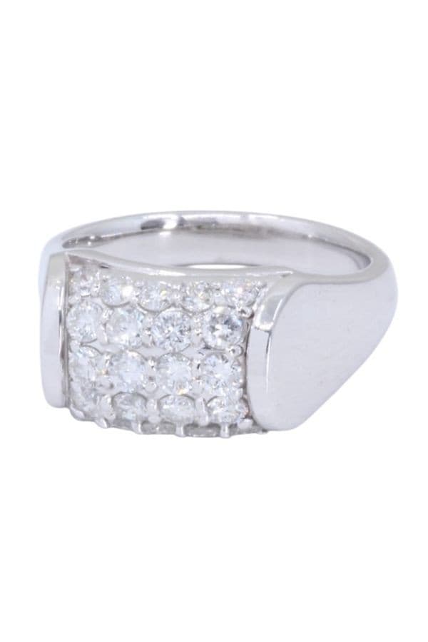 Bague Platine et Diamants - photo 6