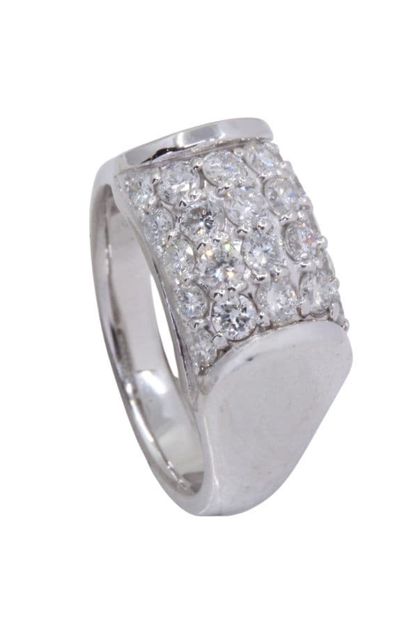 Bague Platine et Diamants - photo 5