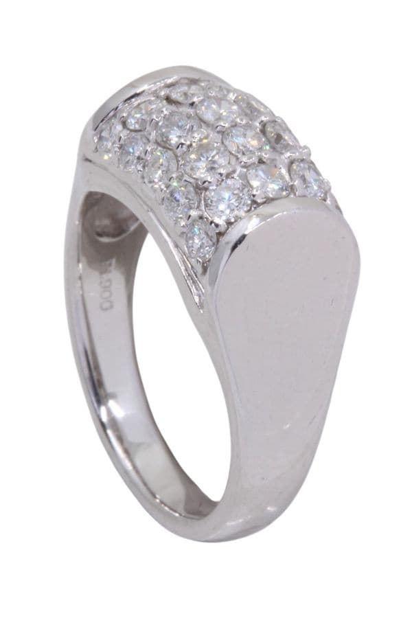 Bague Platine et Diamants - photo 4