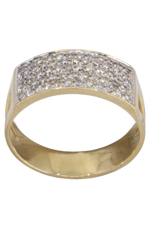 BAGUE PAVAGE DIAMANTS, photo 2 sur 3