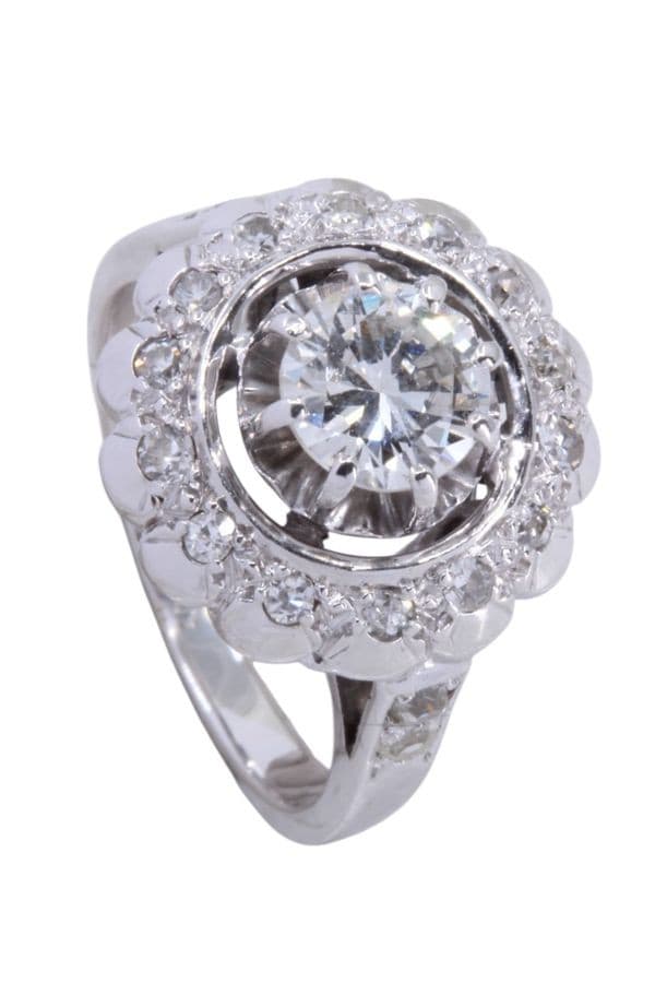 Bague Fleur Diamants Moderne - photo 5