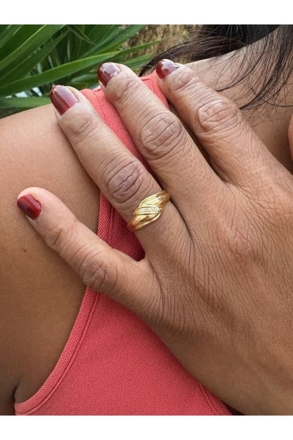 Bague Entrelacée Diamants - photo 2