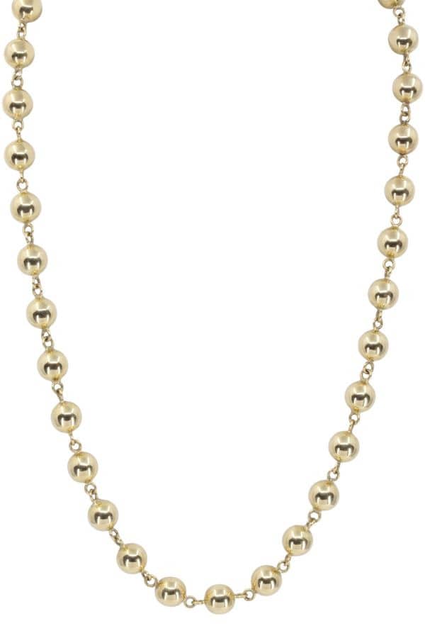 COLLIER BOULES MODERNE, photo 2 sur 3