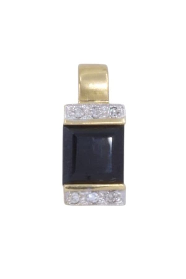 Pendentif Saphir et Diamants