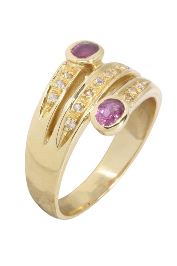 Bague Moderne Rubis et Diamants - photo 3