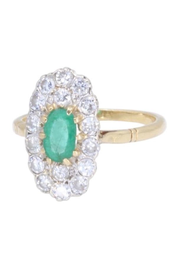 Bague Émeraude et Diamants - photo 6
