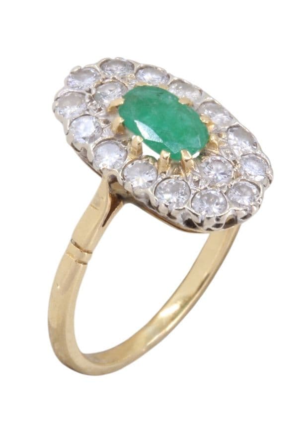 Bague Émeraude et Diamants - photo 3