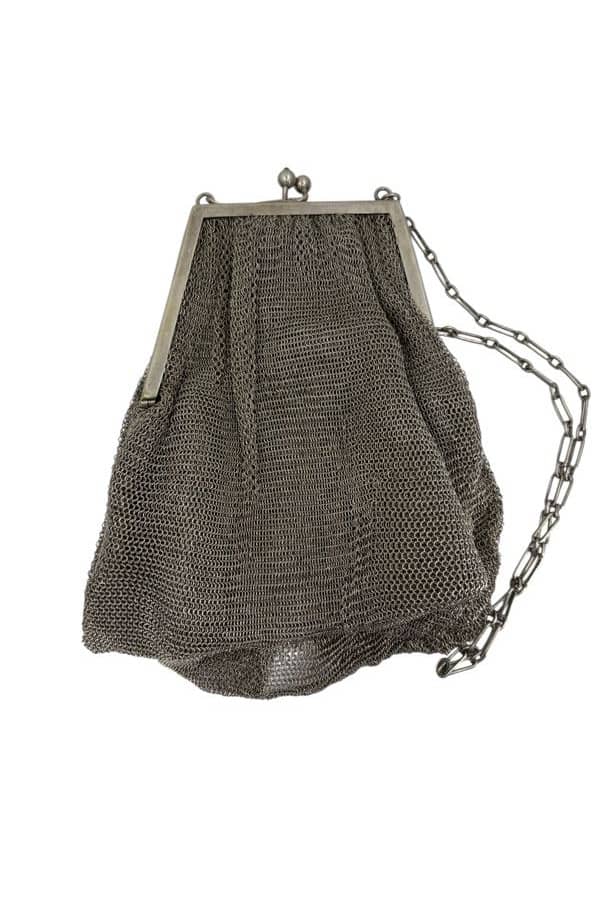 SAC MINAUDIERE ANCIEN ARGENT