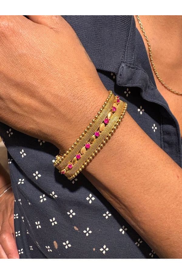 Bracelet Ancien Rubis - photo 2