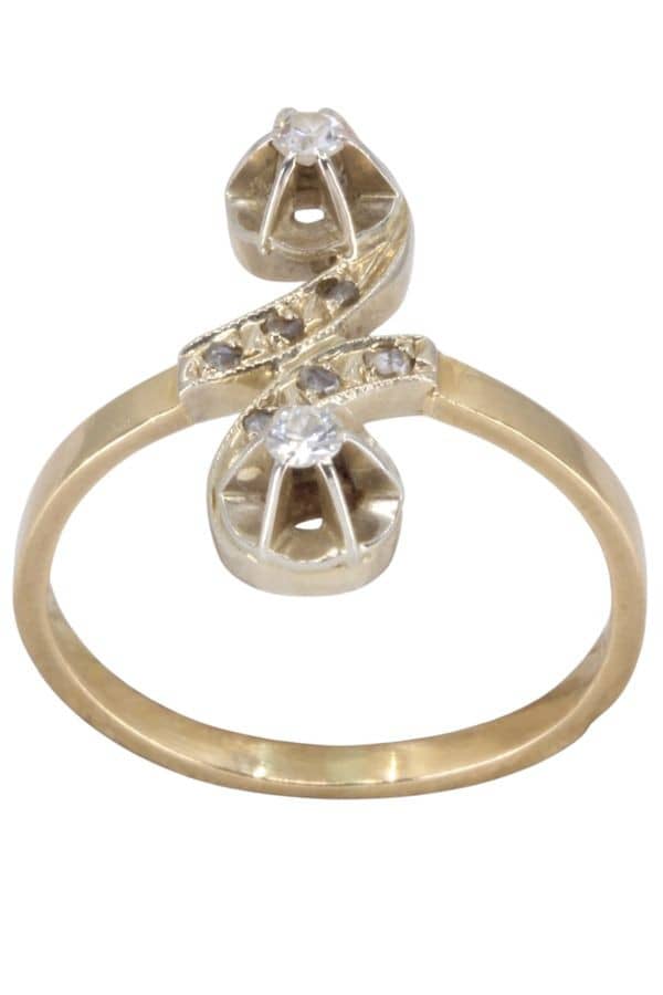 BAGUE TOI ET MOI DIAMANTS, photo 2 sur 3