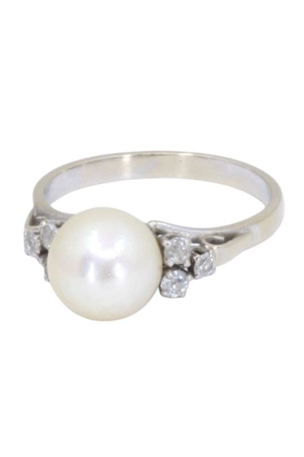 Bague Perle et Diamants - photo 5