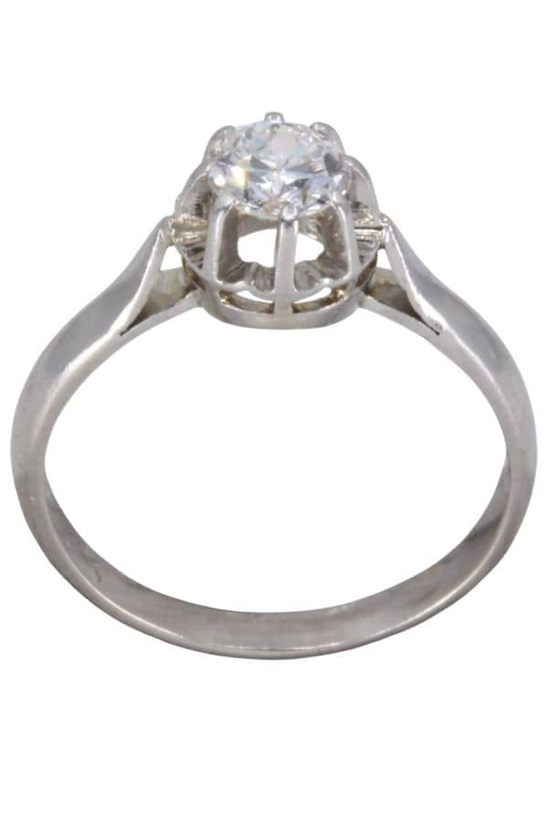 SOLITAIRE ANCIEN DIAMANT 0.50 CARAT, photo 2 sur 3