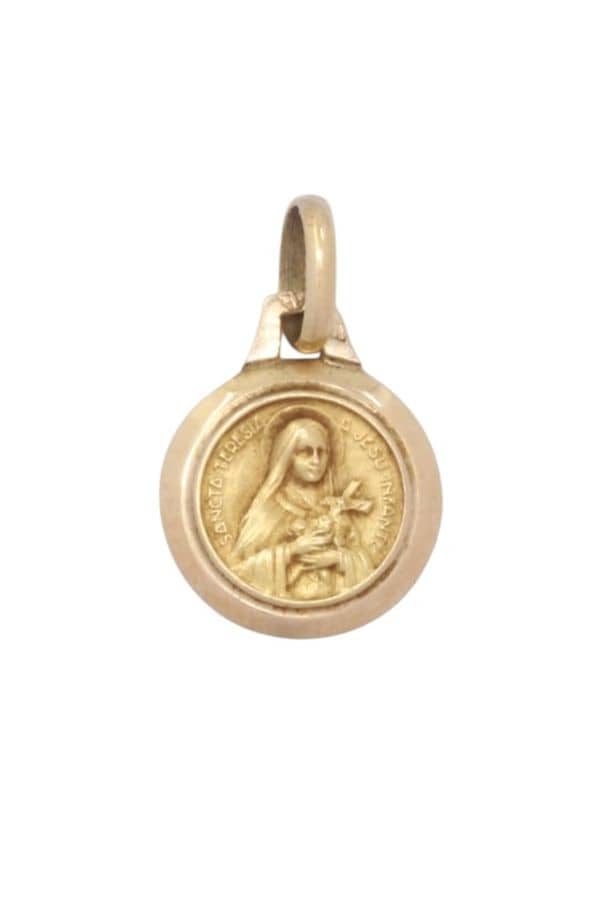 MEDAILLE SAINTE THERESE DE LISIEUX, photo 2 sur 3