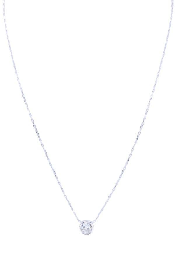 COLLIER DIAMANT 1.50 CARAT SOLITAIRE, photo 2 sur 3