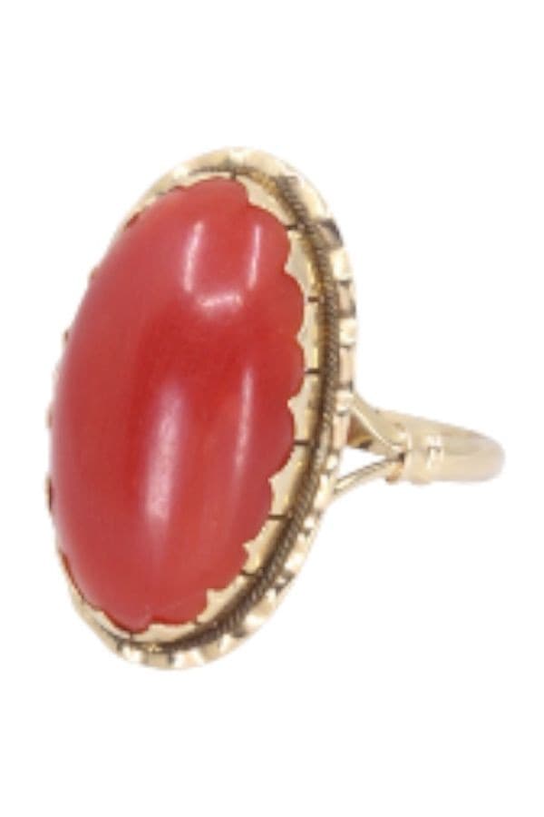 Bague Ancienne Corail - photo 6