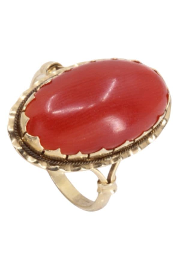 Bague Ancienne Corail - photo 5
