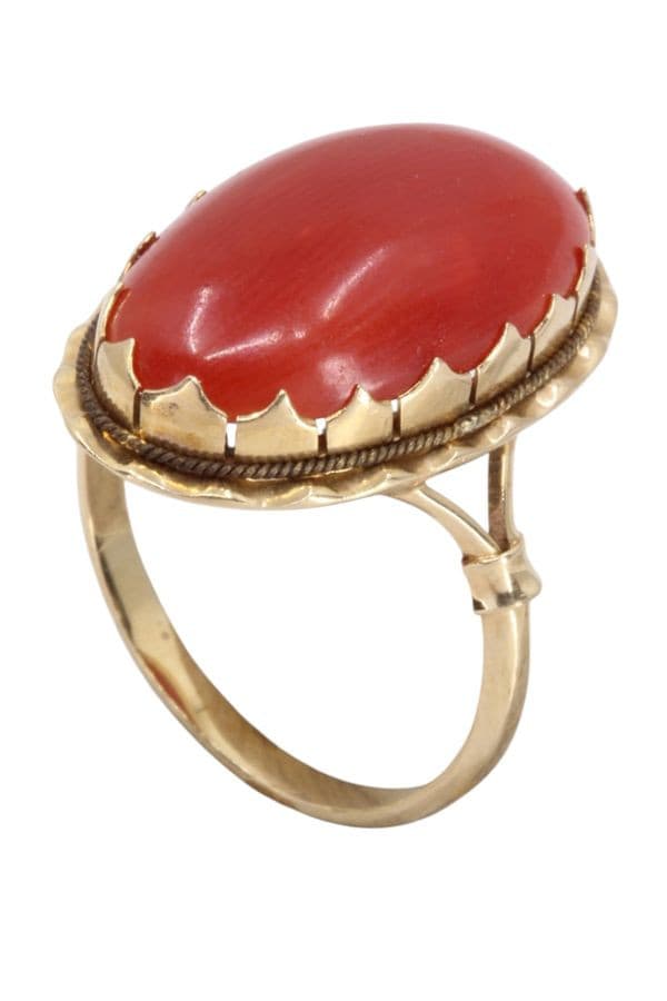 Bague Ancienne Corail - photo 4