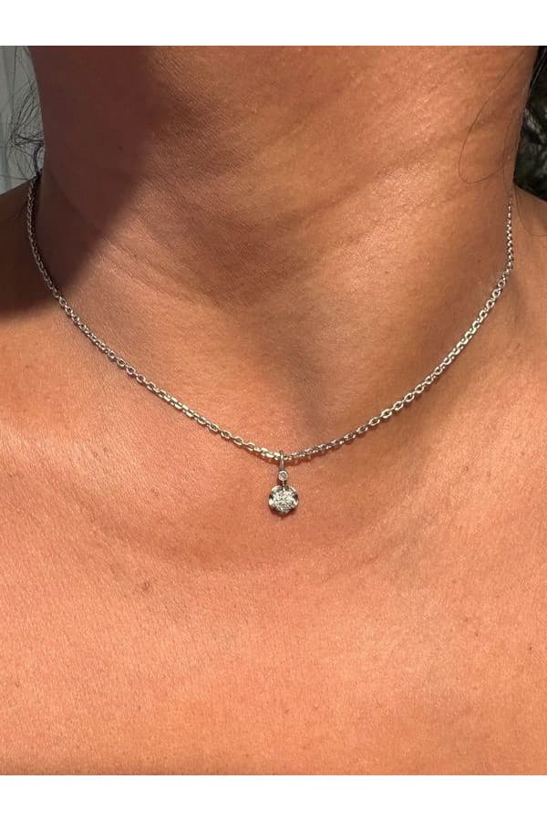 Collier Diamant Ancien - photo 2