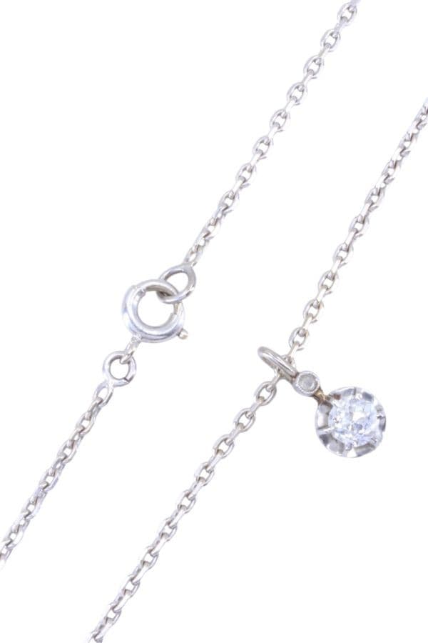 Collier Diamant Ancien - photo 3