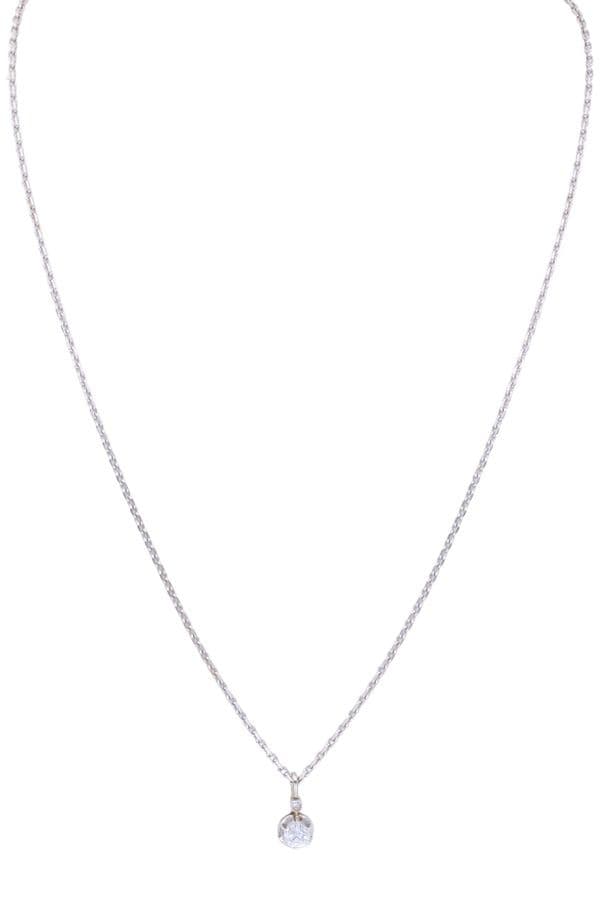 Collier Diamant Ancien