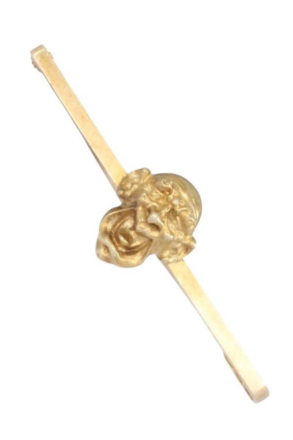 BROCHE MASQUE SATIRIQUE, photo 1 sur 2